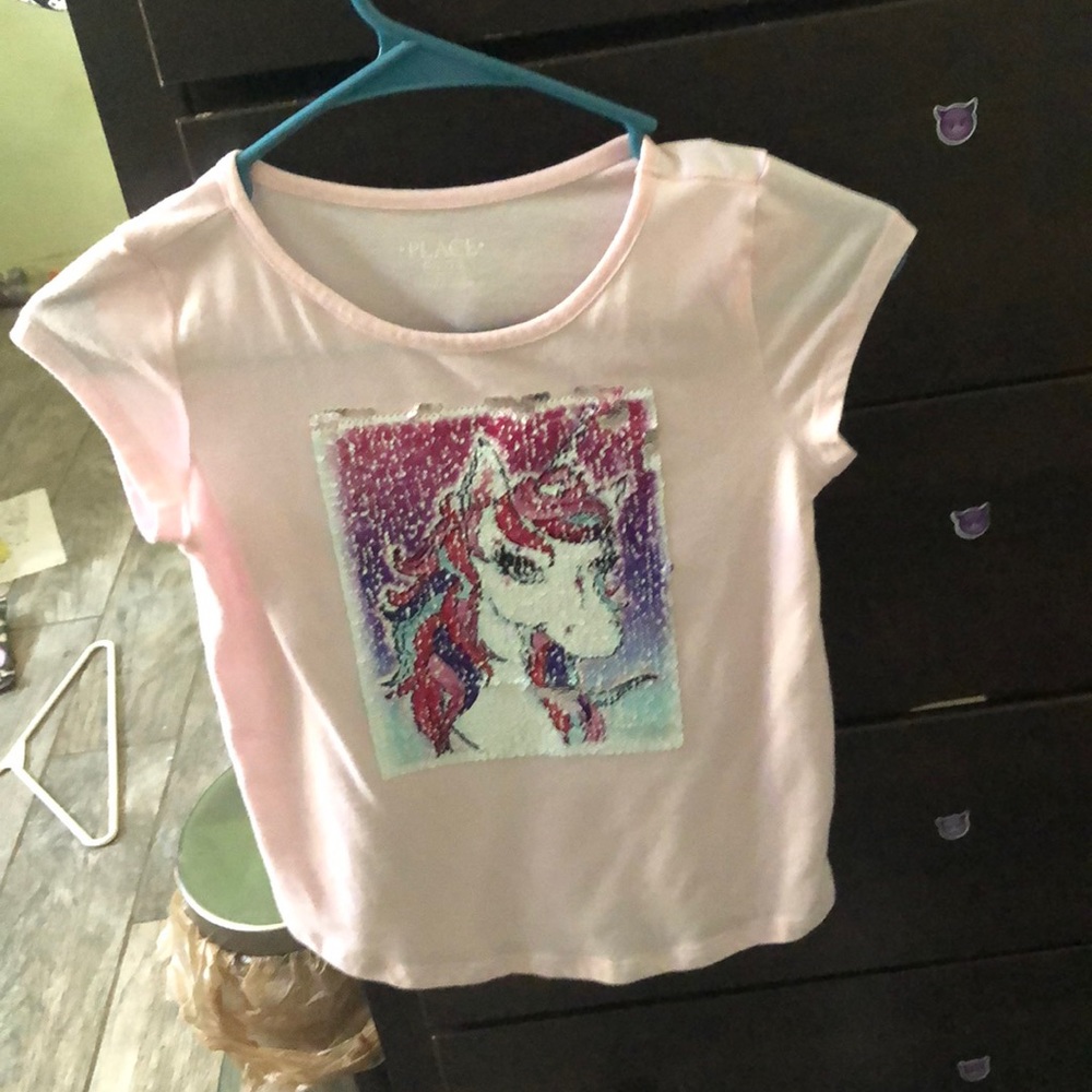 Light pink Flip Sequin tee